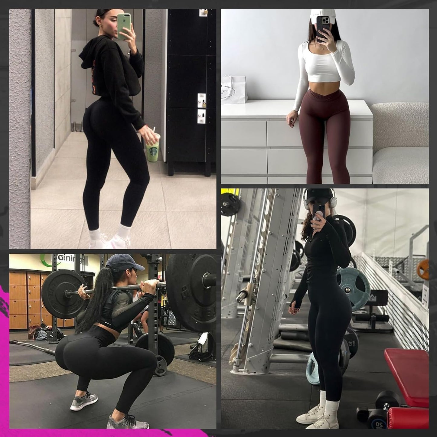 Seamless Scrunch Gym Leggings for Women High Waist Butt Lifting Sports Yoga Pants Stretchy Trousers Fitness Gym Running